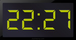 Digital LED Clock Time Digital LED Clock Time Digital LED Clock Time 22:27