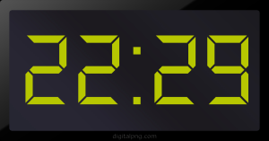 Digital LED Clock Time Digital LED Clock Time Digital LED Clock Time 22:29