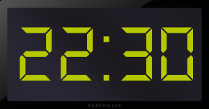Digital LED Clock Time Digital LED Clock Time Digital LED Clock Time 22:30