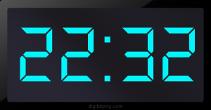 Digital LED Clock Time Digital LED Clock Time Digital LED Clock Time 22:32