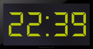 Digital LED Clock Time Digital LED Clock Time 22:39