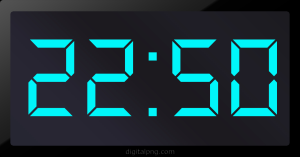 Digital LED Clock Time Digital LED Clock Time 22:50