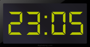 Digital LED Clock Time Digital LED Clock Time 23:05