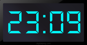 Digital LED Clock Time Digital LED Clock Time 23:09
