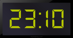 Digital LED Clock Time Digital LED Clock Time 23:10
