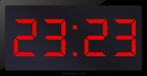 Digital LED Clock Time Digital LED Clock Time 23:23