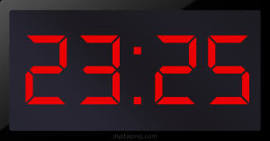 Digital LED Clock Time Digital LED Clock Time 23:25