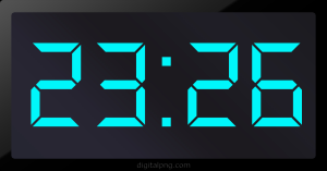 Digital LED Clock Time Digital LED Clock Time 23:26