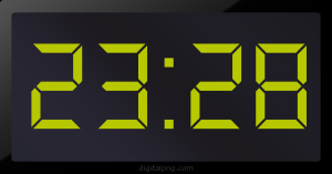 Digital LED Clock Time Digital LED Clock Time 23:28