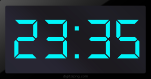 Digital LED Clock Time Digital LED Clock Time 23:35