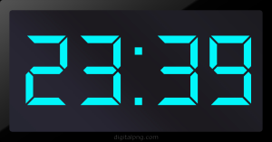Digital LED Clock Time Digital LED Clock Time 23:39