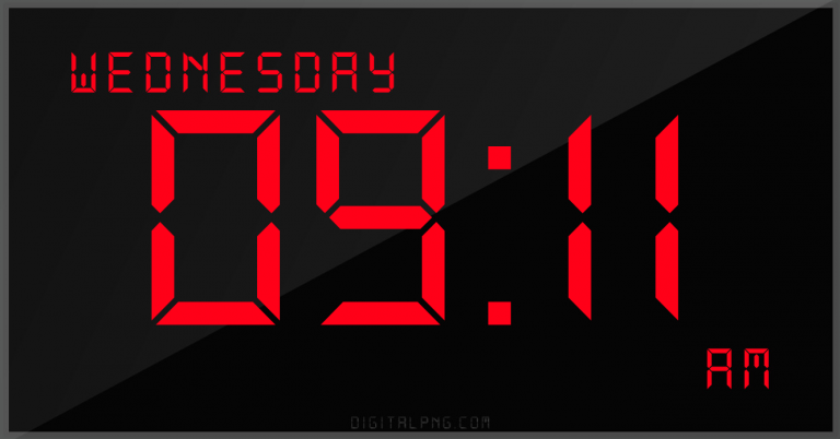 digital-led-12-hour-clock-wednesday-09:11-am-png-digitalpng.com.png